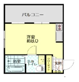 エスポワール六甲【5階】の間取り