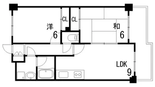 メゾン打出【4階】の間取り