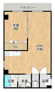 MAHOROBA.BLDG【1階】の間取り