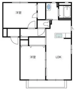 シャーメゾンアナナス【201号室】の間取り