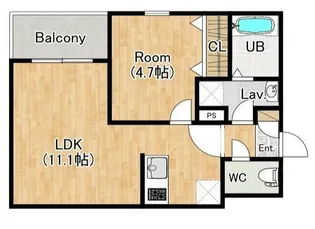 ジーメゾン西脇アノリス【3階】の間取り