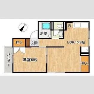 リトルハイツ【2階】の間取り