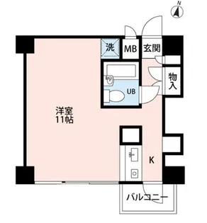 ハウゼ芦屋【2階】の間取り