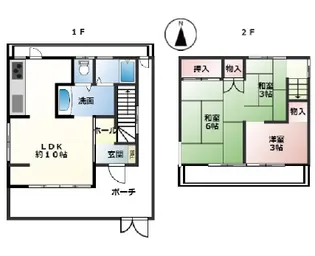 兵庫県神戸市垂水区馬場通【一戸建】の間取り