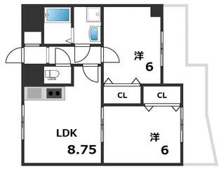 DigniCoat舞子【5階】の間取り