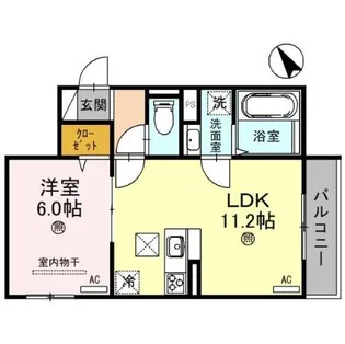 D-room国芳【1階】の間取り