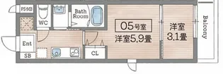 BASE青木【3階】の間取り
