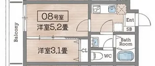 AILE青木Ⅱ【3階】の間取り