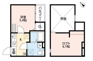 Loft OG【1階】の間取り