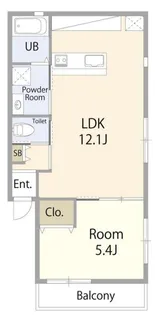 KARIN明石南【1階】の間取り