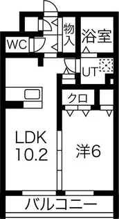 セジュール福田【2階】の間取り
