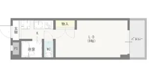 ビューライフ六甲【3階】の間取り