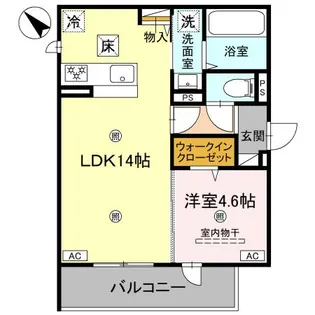 LaMaison大池町【301号室】の間取り