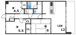 WELFAREAKASHI【4階】の間取り