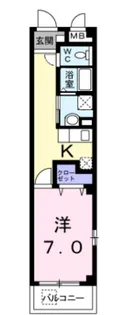 メープル神戸住吉【3階】の間取り
