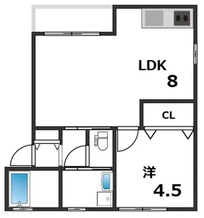 KARIN舞子公園【3階】の間取り