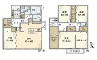 兵庫県神戸市西区玉津町西河原【一戸建】の間取り