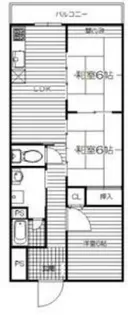 プレアール白水【3階】の間取り