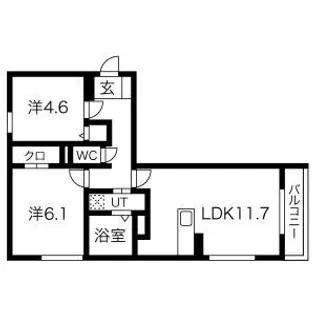 GRACE ARK【3階】の間取り