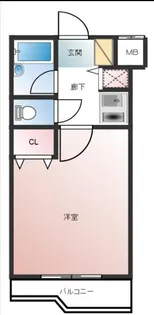 シャトラン弓木壱番館【2階】の間取り