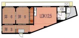 赤峯マンション【201号室】の間取り