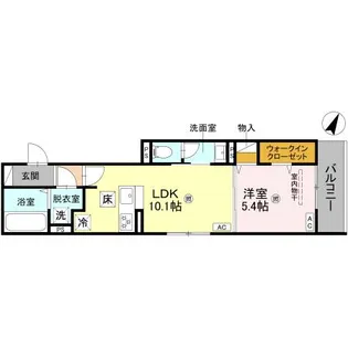 ソレアード魚崎北町【202号室】の間取り