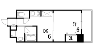 クオリス神戸本山レジデンス【4階】の間取り