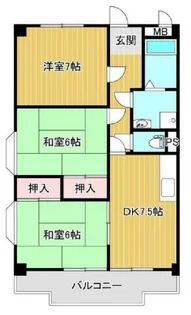 第二井住ビル【4階】の間取り