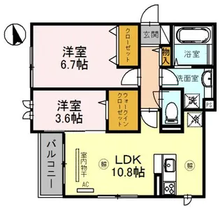 エスタ・ビエン【3階】の間取り