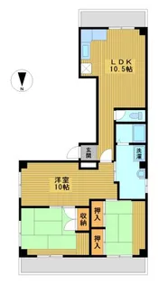 神宿イシカワハイツ【2階】の間取り