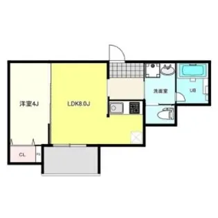 パロス大観町アルデア【1階】の間取り