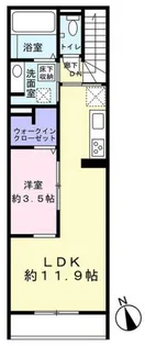 LaLa 東人丸【2階】の間取り