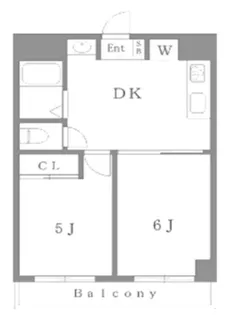 パセイオサンコー【2階】の間取り