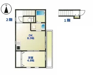 GLAハート明石【2階】の間取り