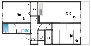 グレースなぎさ【201号室】の間取り
