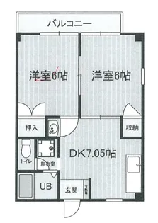 リーブルB【1階】の間取り