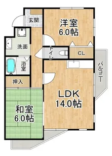 グランドメゾン池上Ⅰ【3階】の間取り