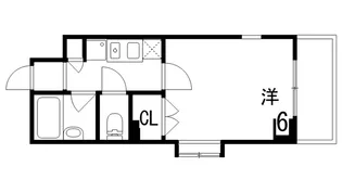 アルファコート【6階】の間取り