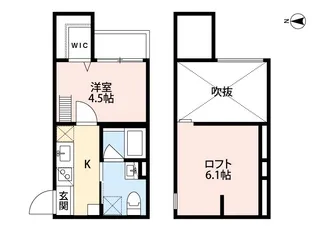 Y's village馬場通【2階】の間取り