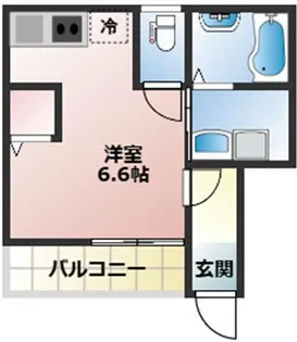 リッチライフ箕岡通【1階】の間取り