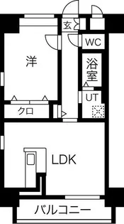 西舞子壱番館【2階】の間取り