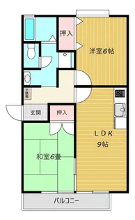 グリーンハイツ【1階】の間取り