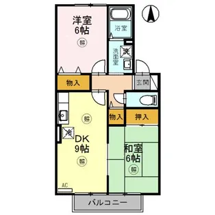 コモド エール【2階】の間取り