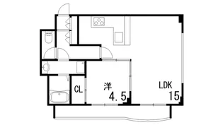 エルジャン芦屋【3階】の間取り