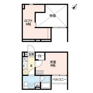 SOLVITA NISHIAKASHI【1階】の間取り