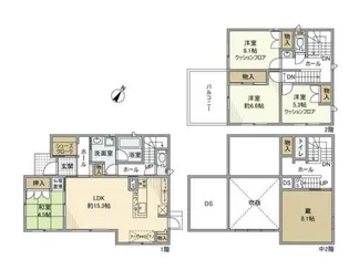 兵庫県明石市大久保町松陰【一戸建】の間取り