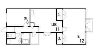 サンヒルズ芦屋1号館【5階】の間取り