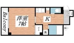 1Kの間取り画像