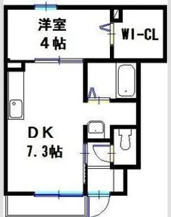 サンガーデン高津橋【1階】の間取り