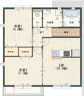 シェーンメーア【2階】の間取り